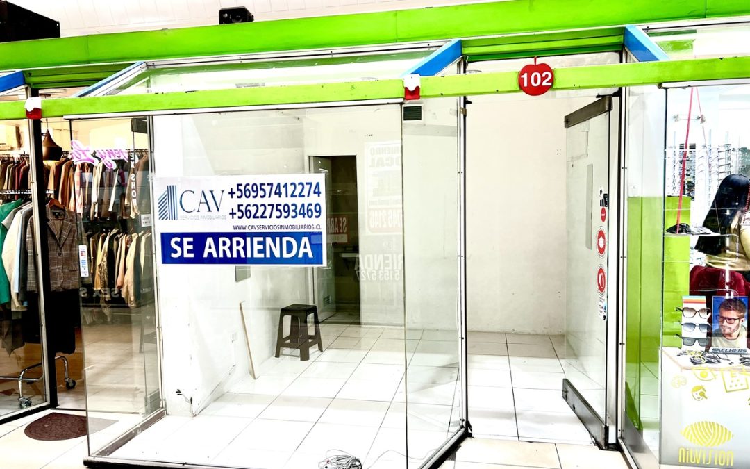 Arriendo | Local Comercial 102, Paseo San Agustín, Santiago Centro